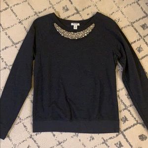 Long sleeve crew neck sweater